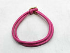 Fendi Bracelet Pink Metal Leather Gold — view 2