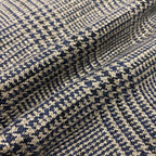 Dior Color Tweed Coat Glen Check Lame L Beige Navy — view 7