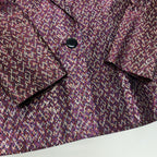 Dior Terre Jacket Velour Lame M Purple 100% Acetate — view 6