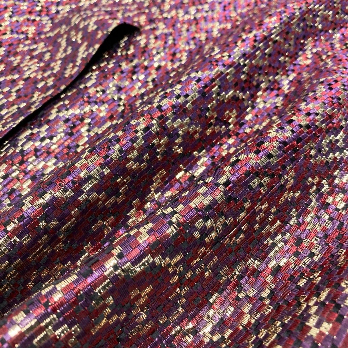 Dior Terre Jacket Velour Lame M Purple 100% Acetate — view 8