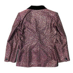 Dior Terre Jacket Velour Lame M Purple 100% Acetate — view 3
