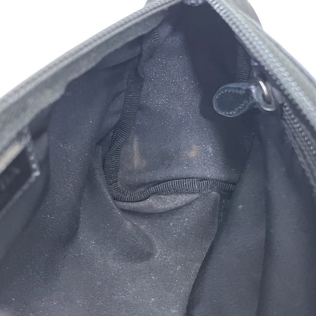 Prada Pouch Black Nero Tessuto Case Nylon 165 Zipper