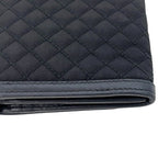 Prada Wallet on Chain Bifold Black Nero Nylon Leather Quilted 12 One Point Logo
