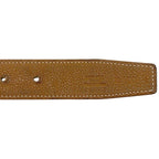 Hermes Belt Black Brown Constance Waist 93 30 Box Calf Togo Logo Buckle