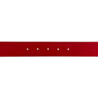 Gucci Belt Red Interlocking Waist 100 35 Leather Metal GG Logo Buckle