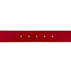 Gucci Belt Red Interlocking Waist 100 35 Leather Metal GG Logo Buckle