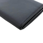 Saint Laurent Bifold Wallet Black Rive Gauche Leather YSL Stitch Flap