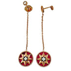 Dior Rose Des Vins Earrings 18k Gold Diamond
