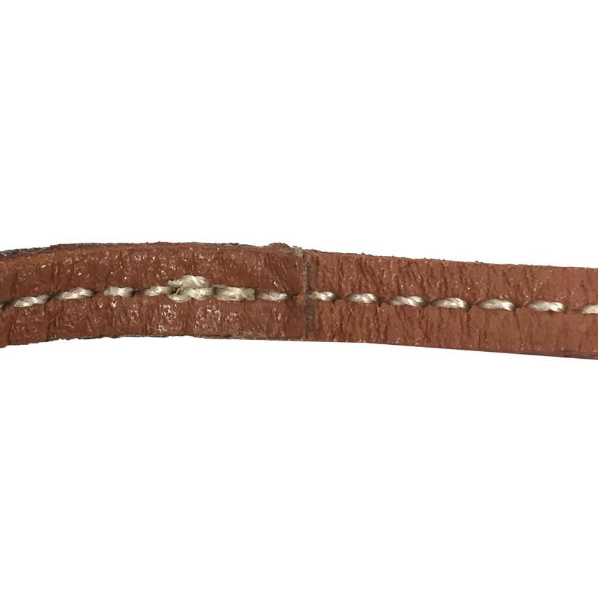 Hermes Lanier Leather Necklace Brown — view 3