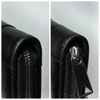 Bottega Veneta Cassette Zip Around Wallet Black — view 8