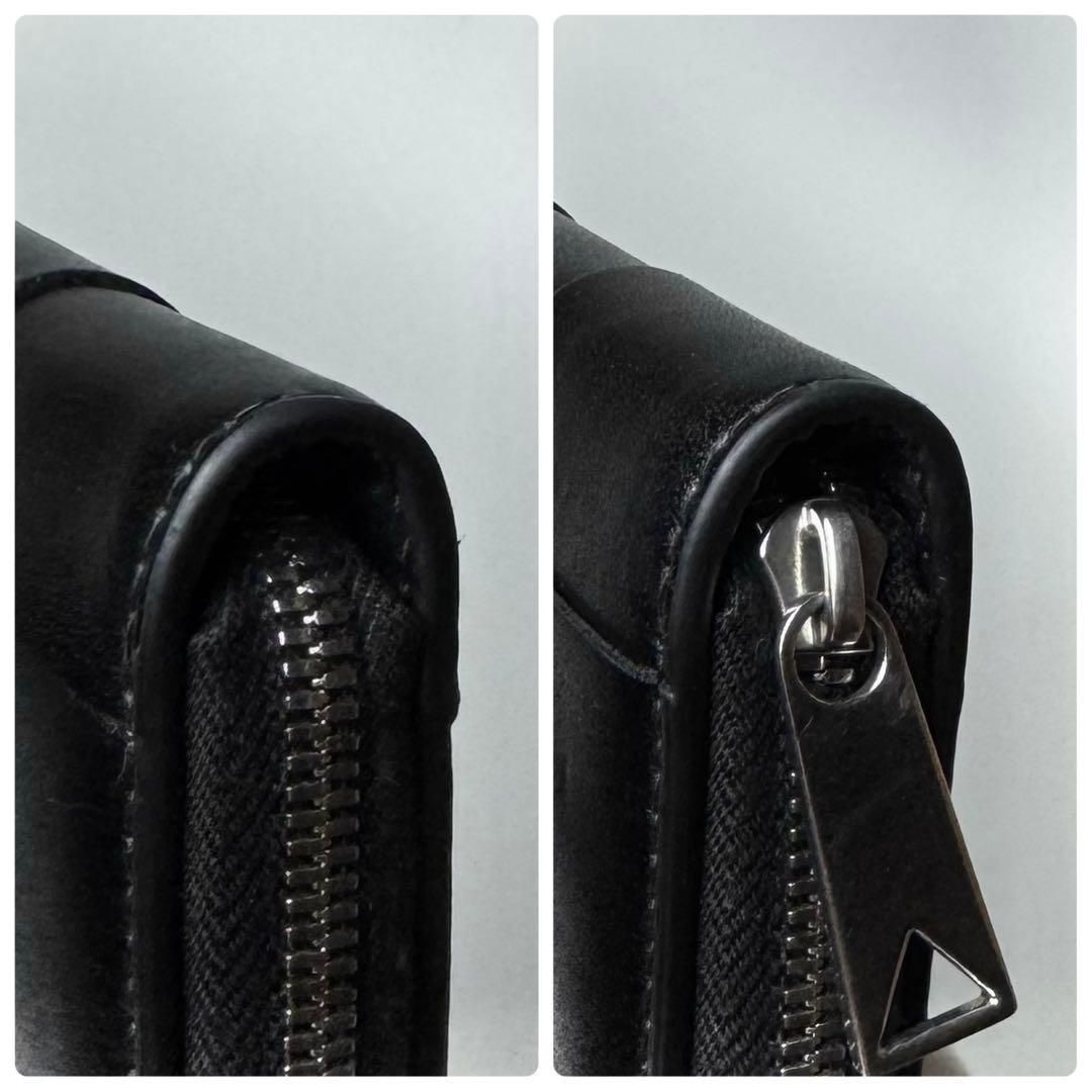 Bottega Veneta Cassette Zip Around Wallet Black — view 8
