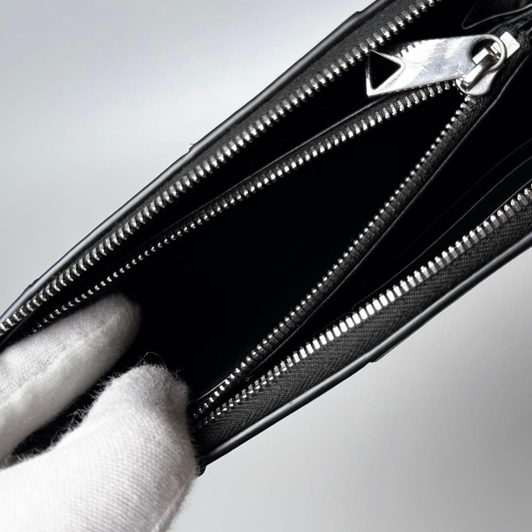 Bottega Veneta Cassette Zip Around Wallet Black — view 4