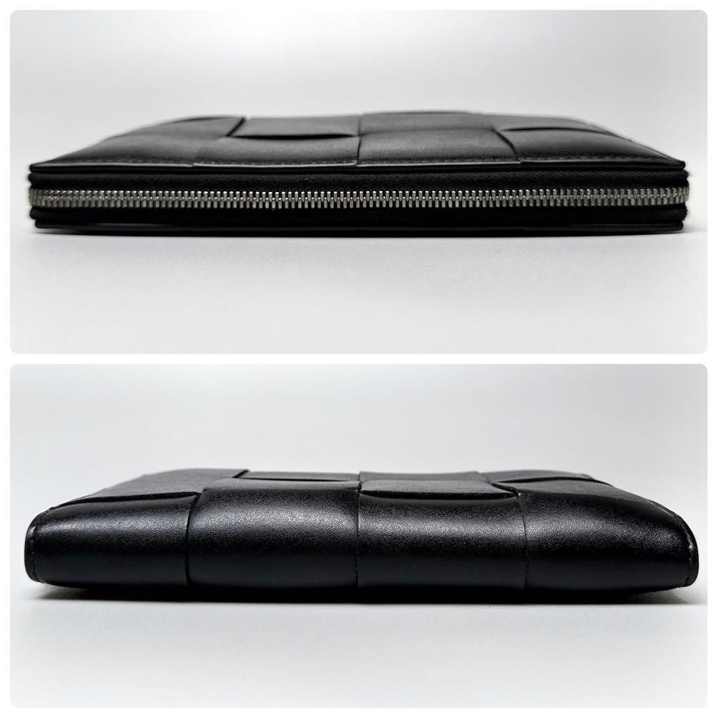 Bottega Veneta Cassette Zip Around Wallet Black — view 6