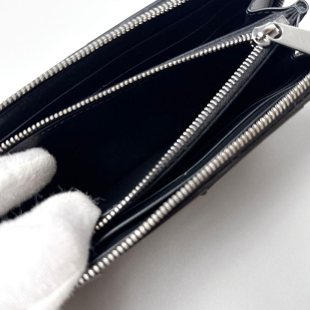 Bottega Veneta Cassette Zip Around Wallet Black — view 4
