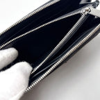 Bottega Veneta Cassette Zip Around Wallet Black — view 4