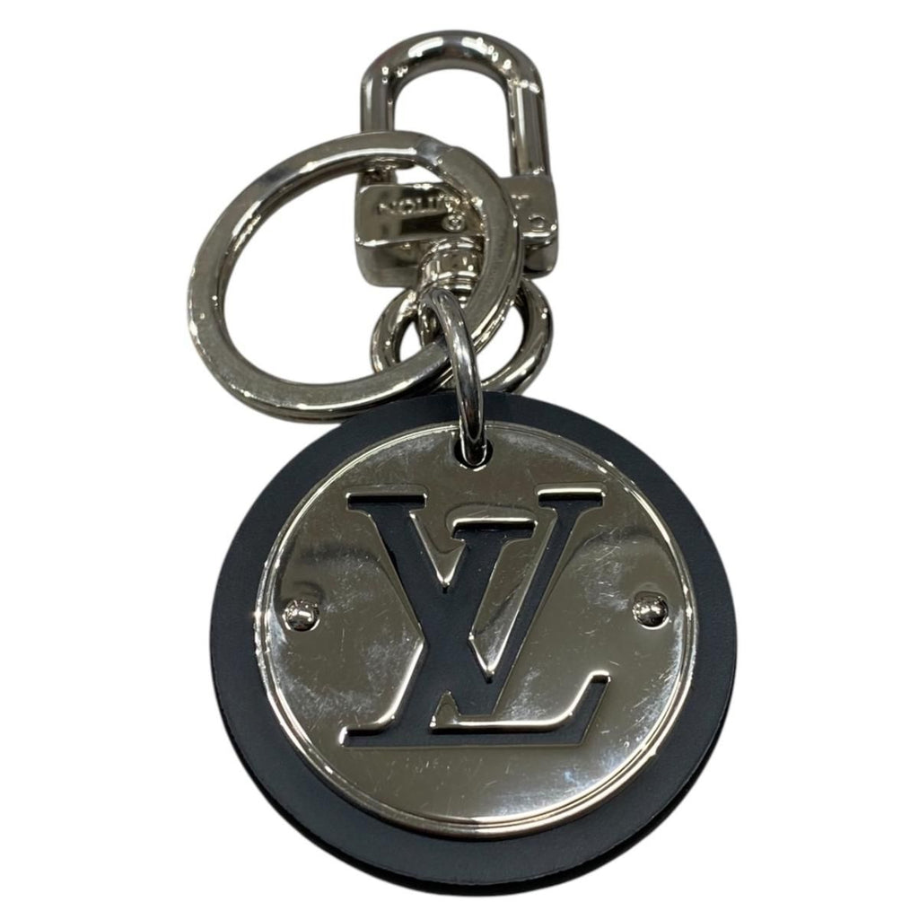 Louis Vuitton Key Ring Porte Cles LV Circle LV Logo Silver Key Holder — view 5