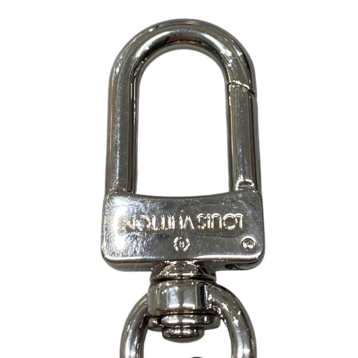 Louis Vuitton Key Ring Porte Cles LV Circle LV Logo Silver Key Holder — view 6