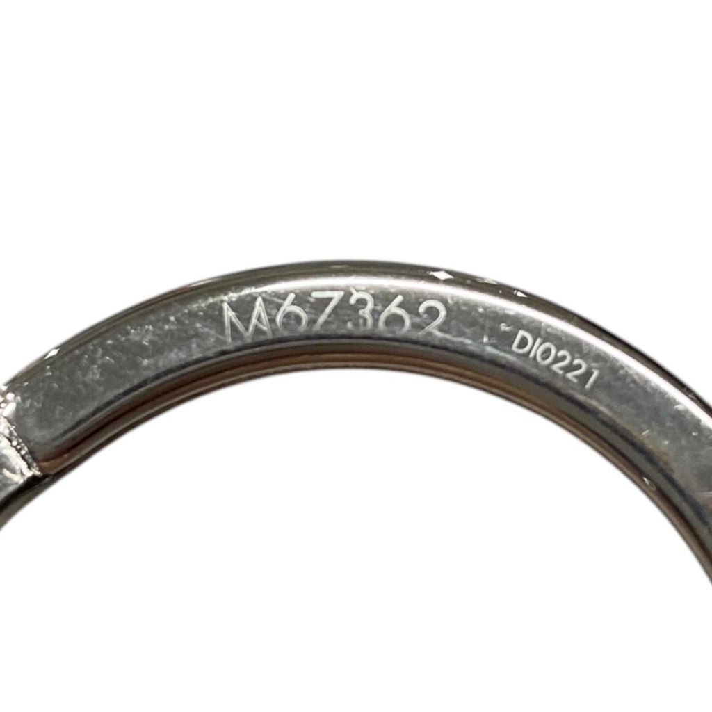 Louis Vuitton Key Ring Porte Cles LV Circle LV Logo Silver Key Holder — view 8