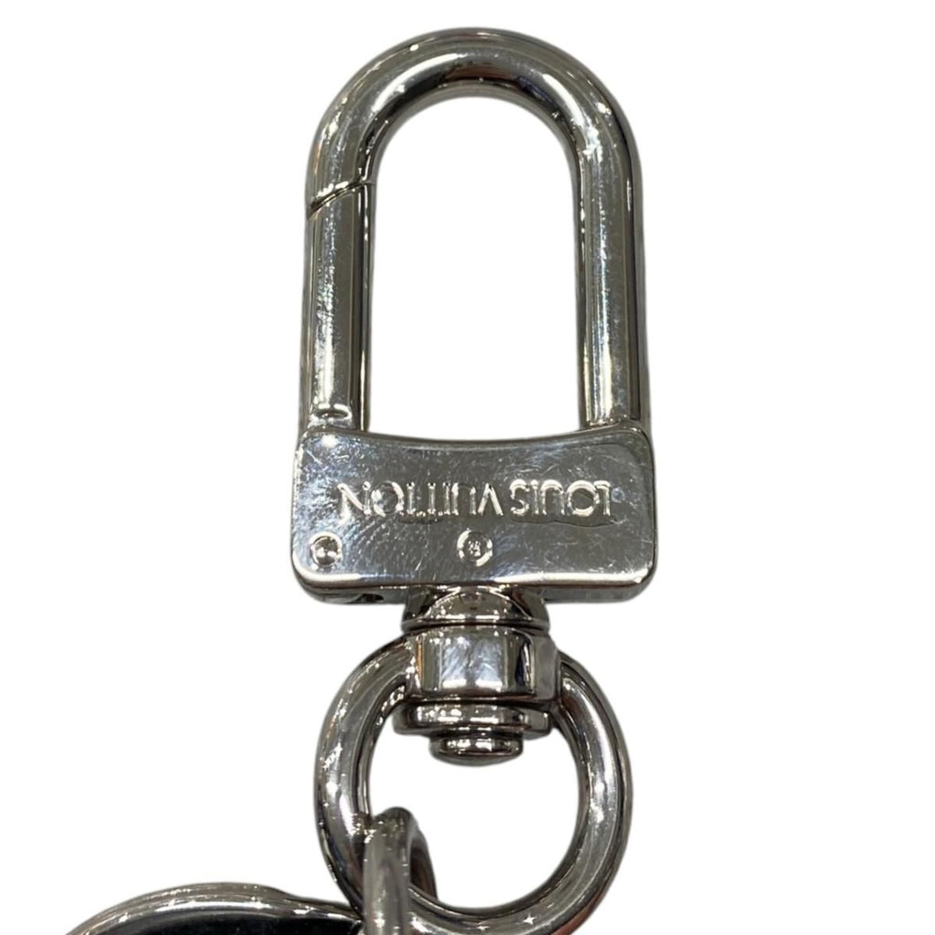 Louis Vuitton Key Ring Porte Cles LV Circle LV Logo Silver Key Holder — view 7