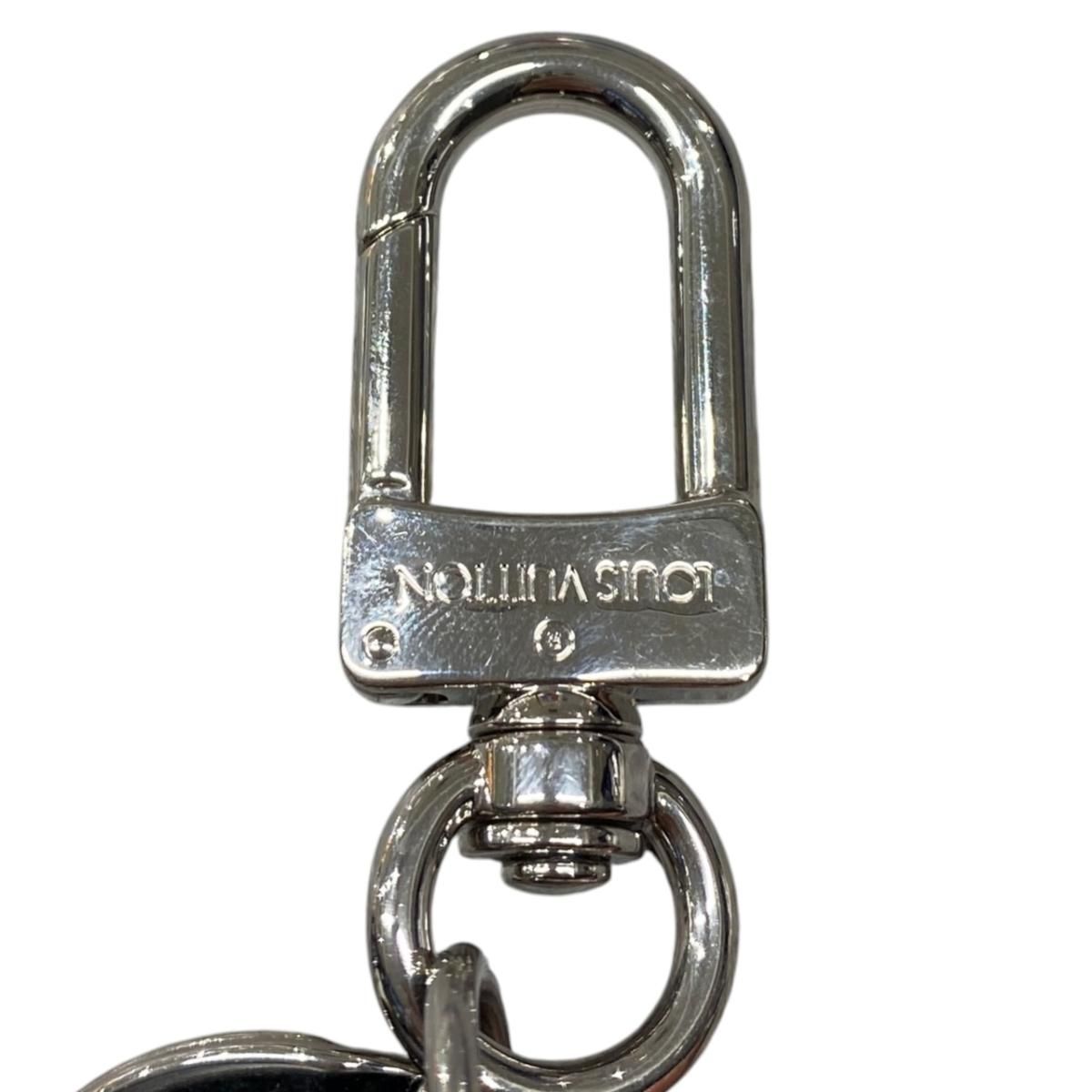 Louis Vuitton Key Ring Porte Cles LV Circle LV Logo Silver Key Holder — view 7