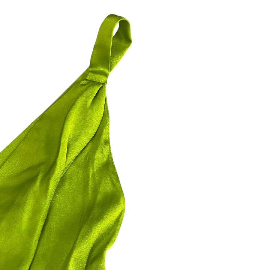 Fendi Sleeveless Maxi Dress Silk Green High Quality Daily Practical — view 6