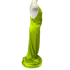 Fendi Sleeveless Maxi Dress Silk Green High Quality Daily Practical — view 4