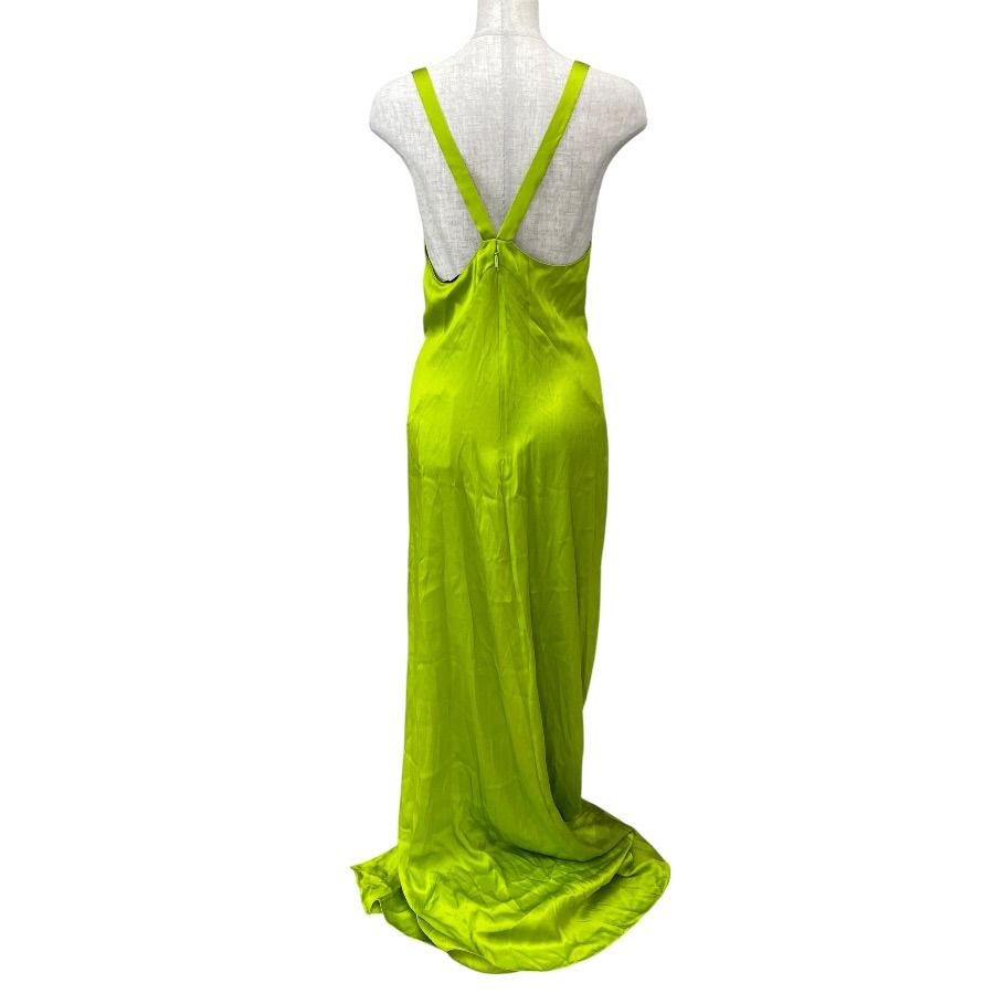 Fendi Sleeveless Maxi Dress Silk Green High Quality Daily Practical — view 3