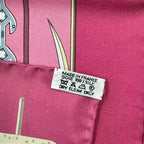 Hermes Scarf Silk Carre 90 Libres Comme L'air the Sky Is Pink — view 9