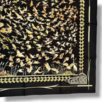 Hermes Scarf Silk Carre 90 Libres Comme L'air the Sky Is Black — view 3