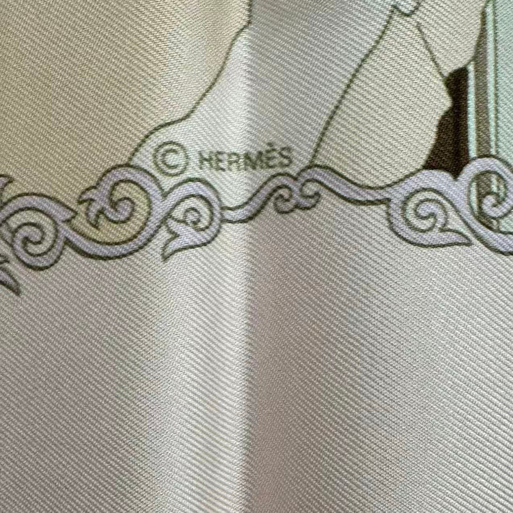 Hermes Scarf Silk Carre 90 Hommage a L'explorateur Sir Ernest Shackleton — view 8
