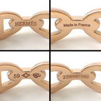 Hermes Ring Chaine D'ancre Enchainee PM 18k Pink Gold — view 3
