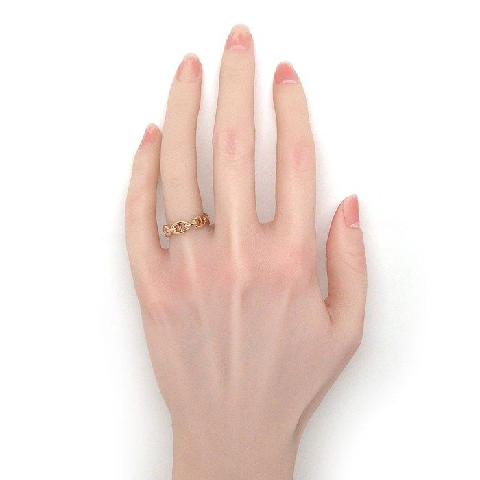 Hermes Ring Chaine D'ancre PM 18k Pink Gold — view 5
