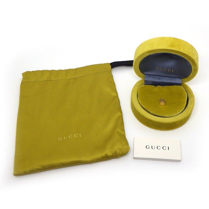 Gucci Earrings Interlocking Logo Square 18k Yellow Gold — view 6