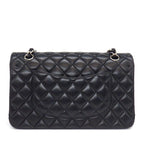 Chanel Shoulder Bag Quilted 25 11.12 Classic Black Bordeaux Lambskin — view 2