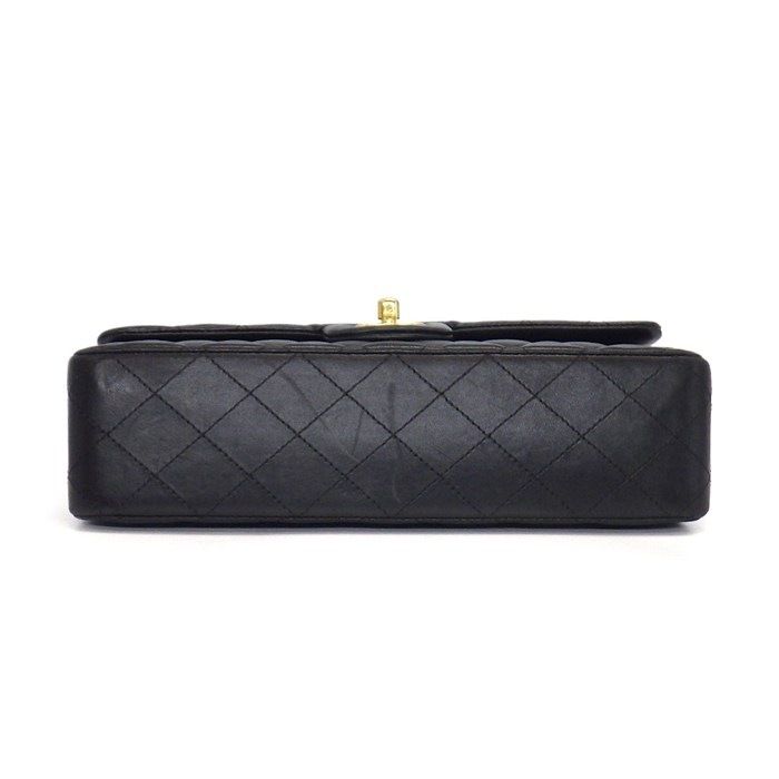 Chanel Shoulder Bag Quilted 25 11.12 Classic Black Bordeaux Lambskin