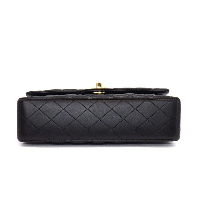 Chanel Shoulder Bag Quilted 25 11.12 Classic Black Bordeaux Lambskin — view 4