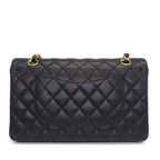 Chanel Shoulder Bag Quilted 25 11.12 Classic Black Bordeaux Lambskin — view 2