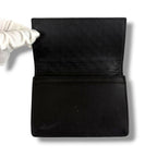 Bottega Veneta Intrecciato Leather Card Case Business Holder Black — view 4