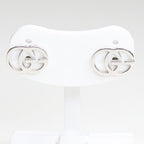 Gucci GG Running White Gold Earrings 18k Double Studded