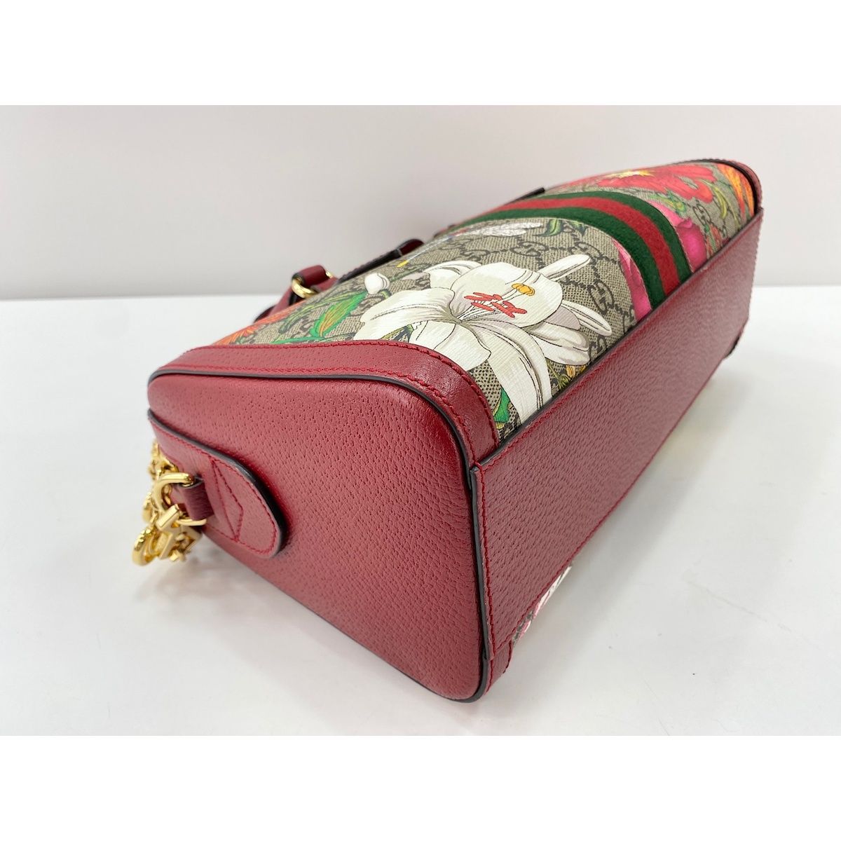 Gucci Handbag Leather 2-Way Ophidia GG Flora — view 2