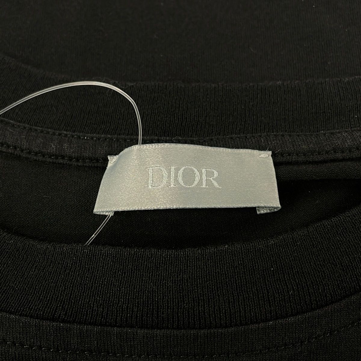Dior Short Sleeve T-Shirt XS Black White Multi Front Logo Daniel Arsham — view 3