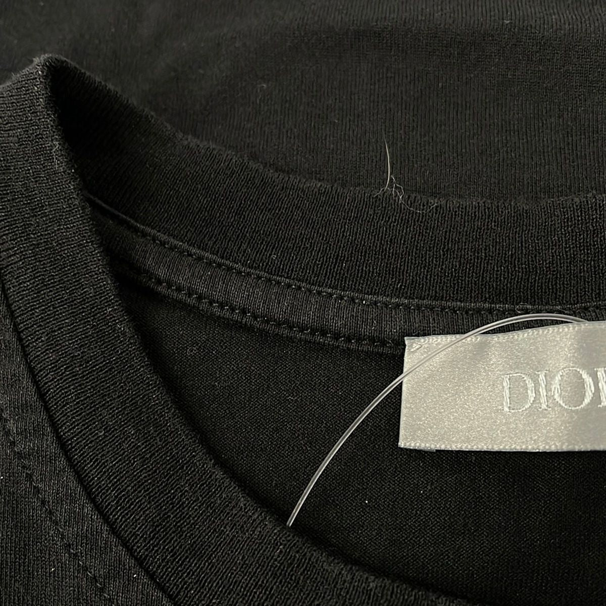 Dior Short Sleeve T-Shirt XS Black White Multi Front Logo Daniel Arsham — view 7