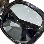 Chanel CC Logo Sunglasses Acetate Rhinestone Eyewear — view 9