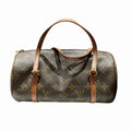 Louis Vuitton Vintage Papillon Monogram Shoulder Bag Canvas