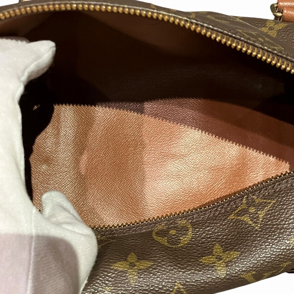 Louis Vuitton Vintage Papillon Monogram Shoulder Bag Canvas — view 5