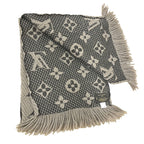 Louis Vuitton Echarpe Logo Mania Monogram Scarf Wool Silk — view 3