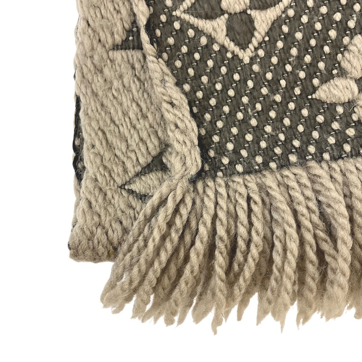 Louis Vuitton Echarpe Logo Mania Monogram Scarf Wool Silk — view 5