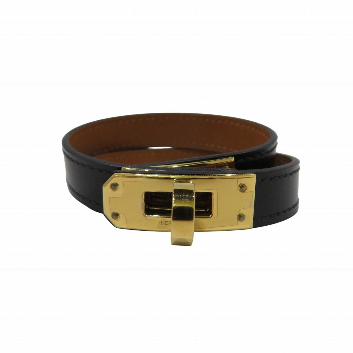 Hermes Kelly Double Tour Bracelet Leather