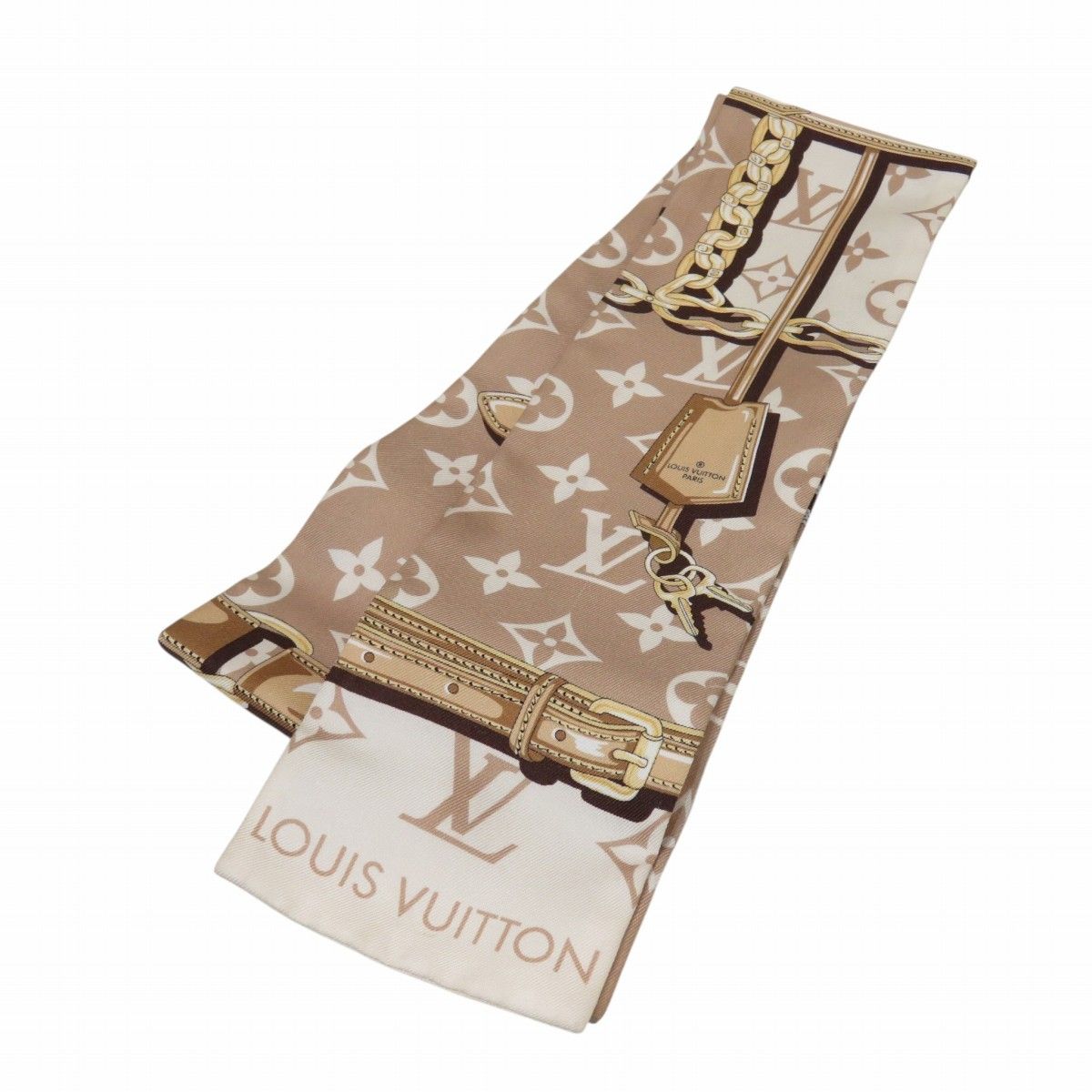 Louis Vuitton Bandeau Monogram Confidential Scarf Silk