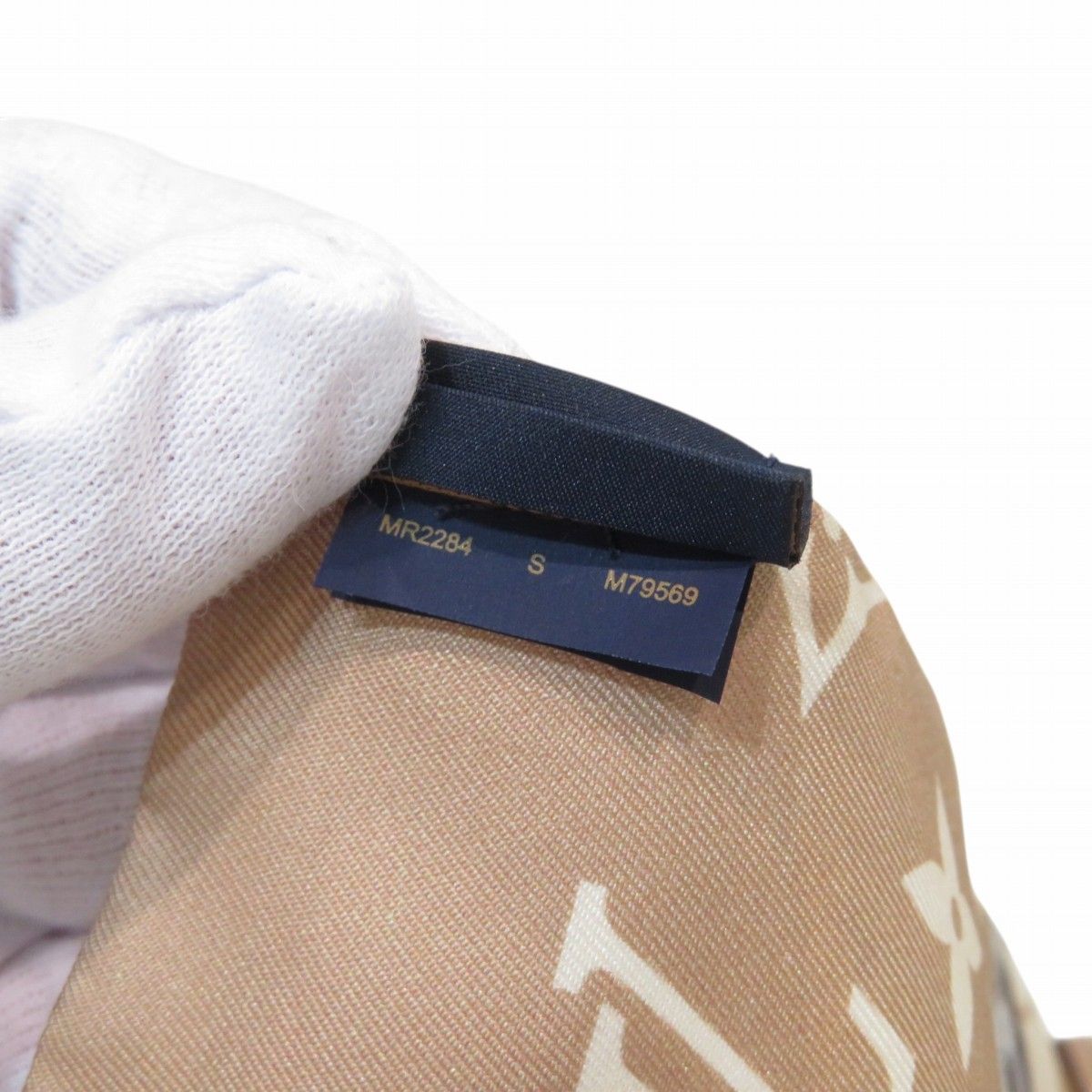 Louis Vuitton Bandeau Monogram Confidential Scarf Silk — view 5